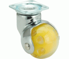 SERIE BLC-BLC Amarillo, Giratorio/Platina/Sin Freno